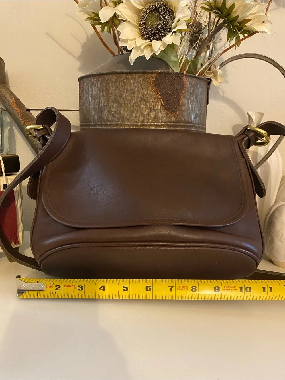 Coach 1990’s Vintage Soho Fletcher F6M- 4150 Dark Brown Leather Purse